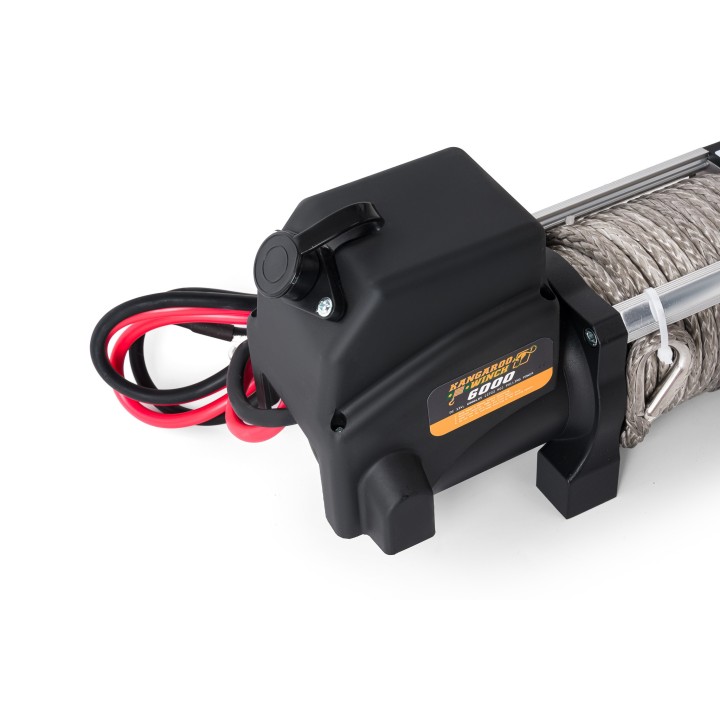 Kangaroowinch Elektrische Seilwinde K6000E 12V mit Kunststoffseil