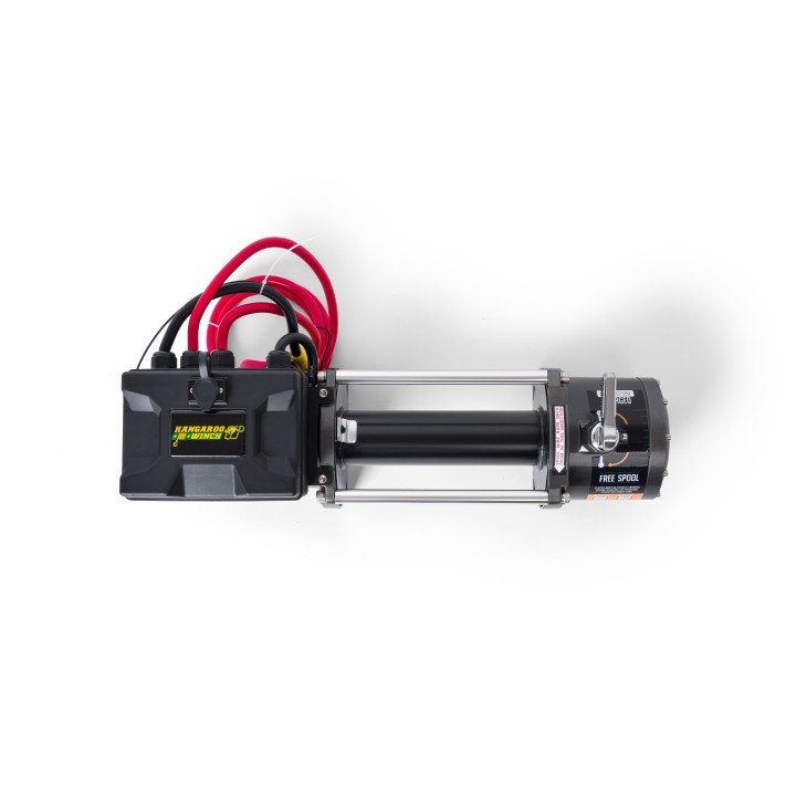 Electric Winch Kangaroowinch K13000 12V steel rope, wireless controll