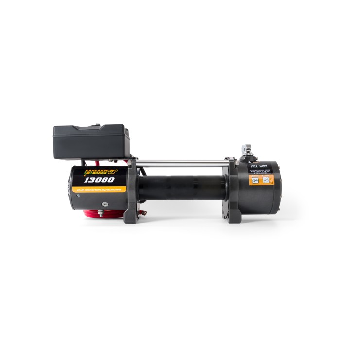 Kangaroowinch K13000 12V without rope, aluminium hawse