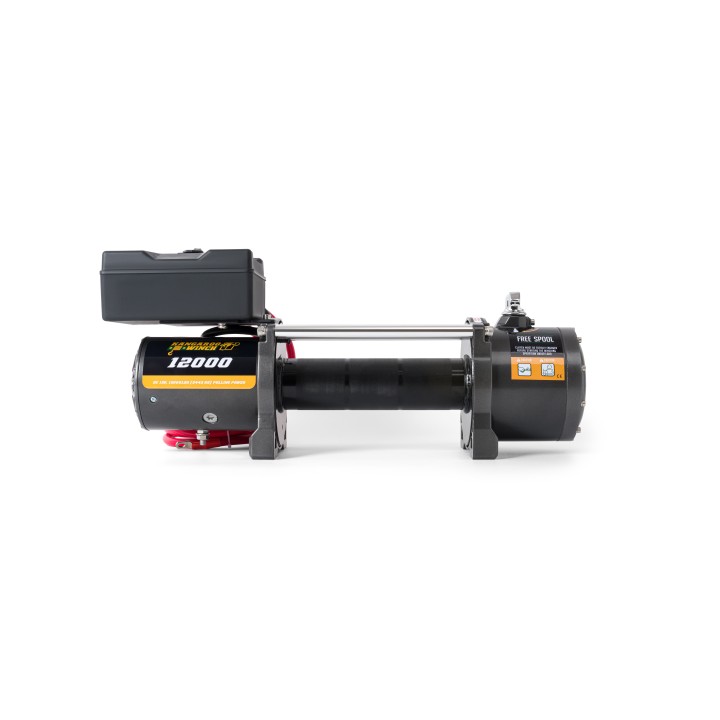 Wyciągarka samochodowa Kangaroowinch K12000 12V bez liny z prowadnicą ślizgową