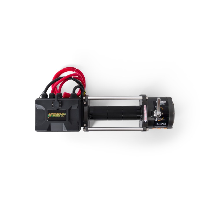 Wyciągarka samochodowa Kangaroowinch K12000 12V bez liny z prowadnicą ślizgową