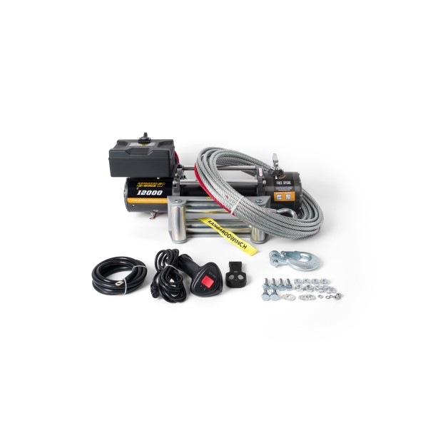 Kangaroowinch electric winch K12000 24V with steel rope