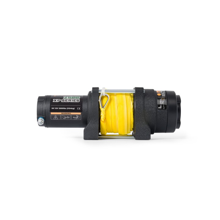 Elektrische Seilwinde KangarooWinch K2500XP ATV 12V 1134 kg Powersport Kunststoffseil