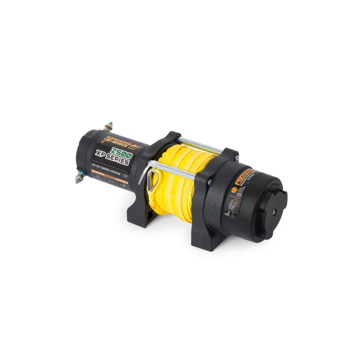 Electric winch K2500XP 2500 lbs 12V synthetic rope, gear ratio140:1