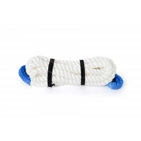 Lina kinetyczna 32 mm x 10 m, MBL 22T, obustronnie zakończona wzmocnionymi pętlami