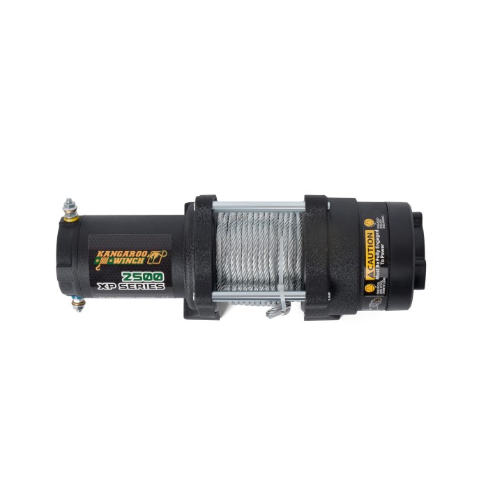 Elektrische Seilwinde KangarooWinch K2500XP ATV 12V 1134 kg Stahlseil