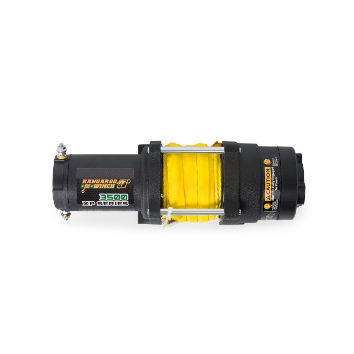 Schnelle elektrische Seilwinde KangarooWinch K3500XP ATV 12V 1588 kg Kunststoffseil