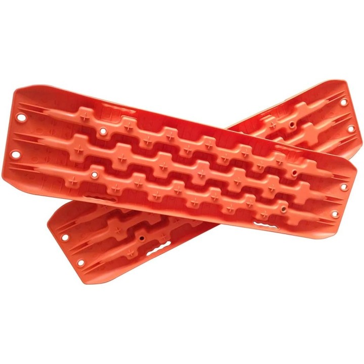 Sand traps, mud ramps, black set 2 pcs recovery boards - Orange
