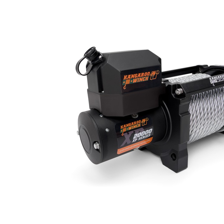 Electric Winch K20000XP 24 V steel rope and wireless control IP 68