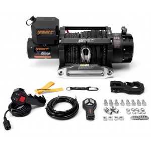 Electric Winch K20000XP 24 V synthetic rope and wireless control IP 68