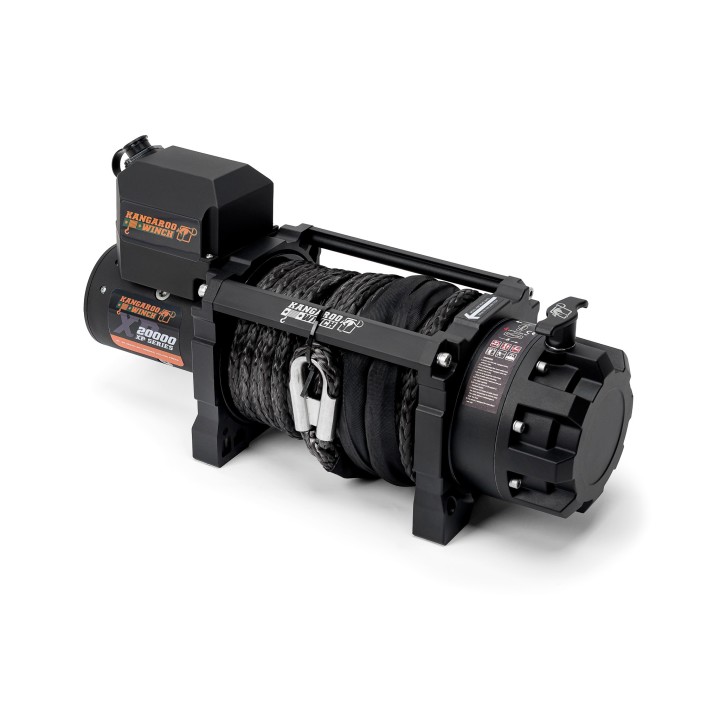 Electric Winch K20000XP 12 V synthetic rope and wireless control IP 68
