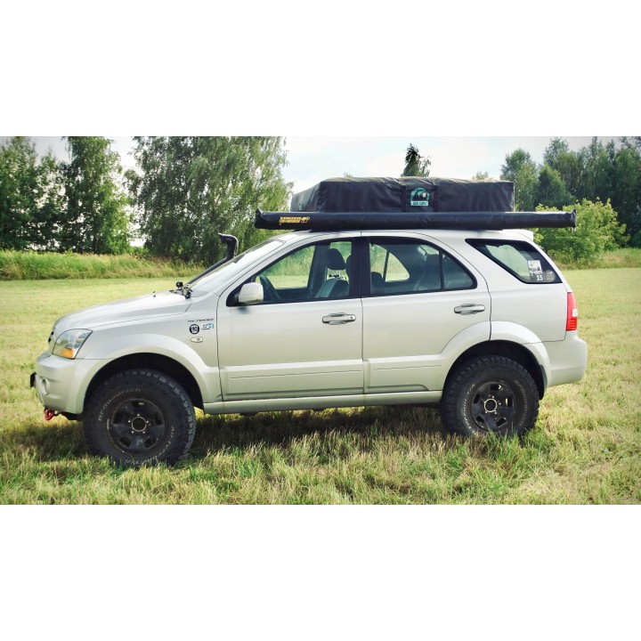 Car awning 2x2.5m with PVC cassette Ripstop polyester for off-road vehicles