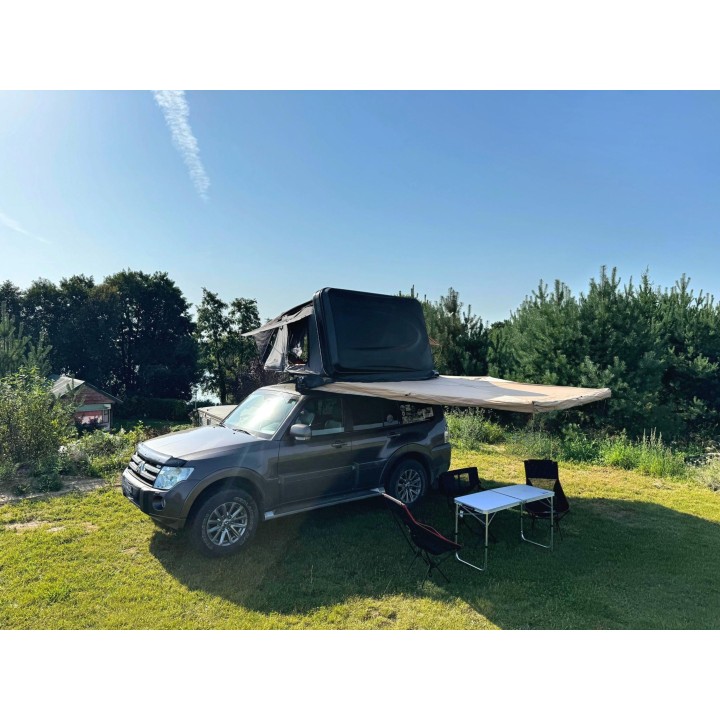 Self-supporting 270° x 2 Batwing awning R passenger side