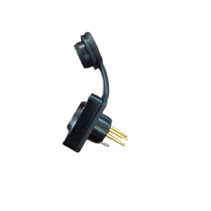 Gniazdo 5PIN z zaślepką do przedłużki pilota wyciągarki IP65