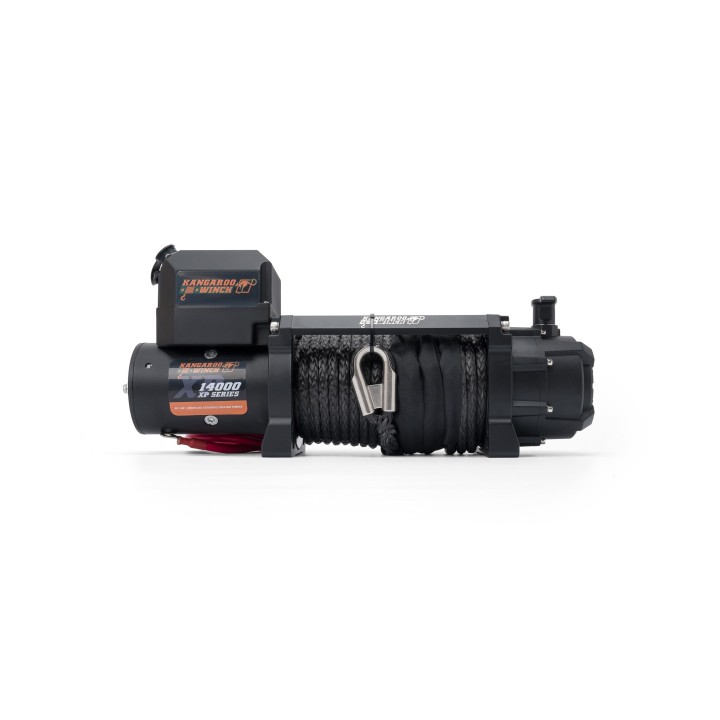 K14000XP 24V winch with synthetic rope and 218:1 wireless control