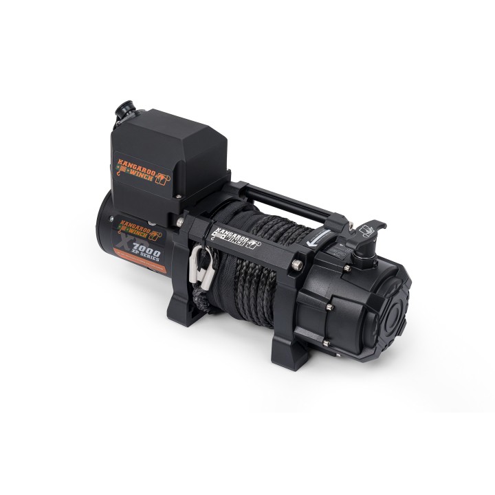 Wyciągarka K7000XP 12V z liną syntetyczną i sterowaniem bezprzewodowym 104:1