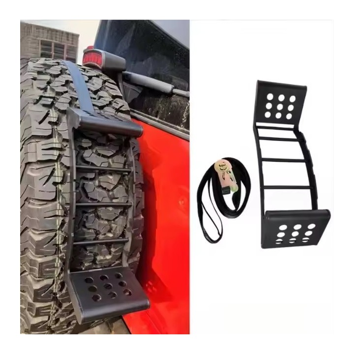 Universal Spare Wheel Step – Off-Road Rear Wheel Ladder for 4x4 & SUV