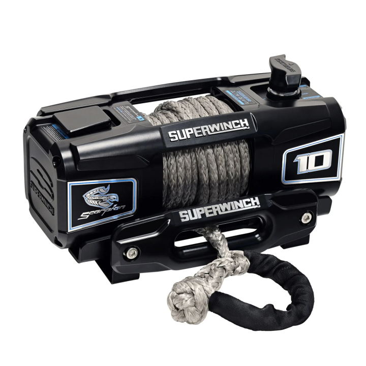Wyciągarka elektryczna Superwinch Scorpion 10000SR 12V, dwubiegowa z liną syntetyczną
