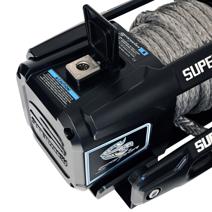 Superwinch Scorpion 10000SR 12V Two-Speed Winch Up to 4536 kg Pull 9.5 mm Synthetic Rope