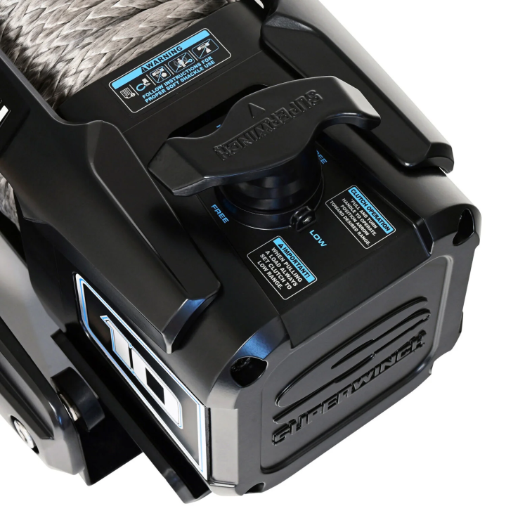 Superwinch Scorpion 10000SR 12V Zweigang-Seilwinde Zugkraft bis 4536 kg Synthetikseil 9,5 mm