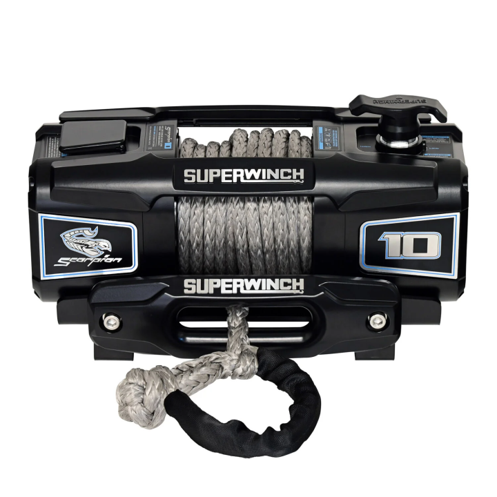 Wyciągarka elektryczna Superwinch Scorpion 10000SR 12V, dwubiegowa z liną syntetyczną