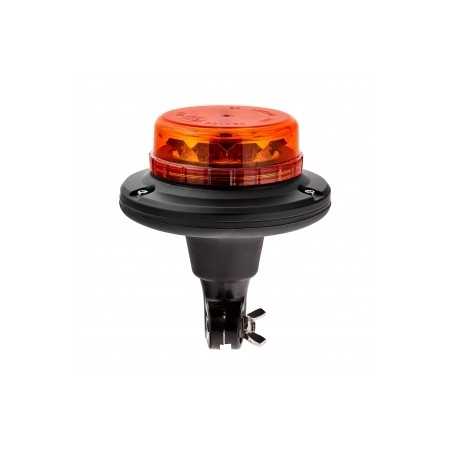 Lampa pojedyncza LED LPB040, pomarańczowa, mocowanie Flexi DIN, 12/24V, R65