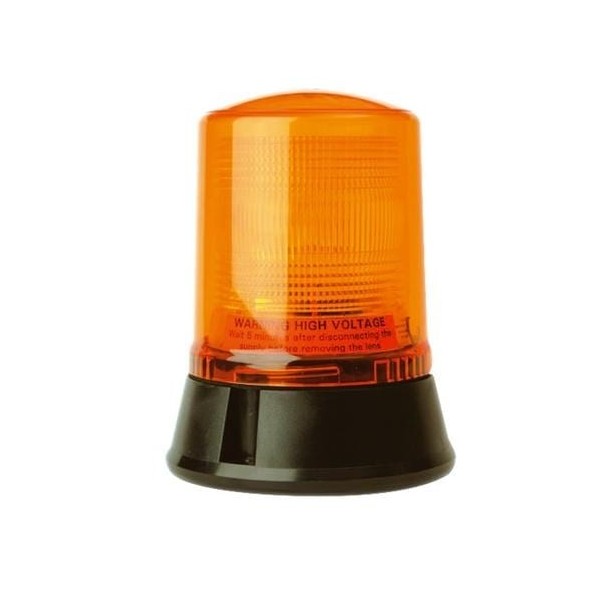 Pojedyncza lampa lotniskowa LAP221, 12V, mocowanie 3pkt, pomarańczowa