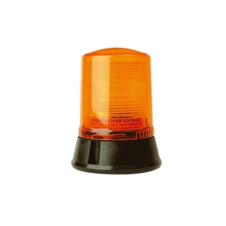 Pojedyncza lampa lotniskowa LAP221, 12V, mocowanie 3pkt, pomarańczowa