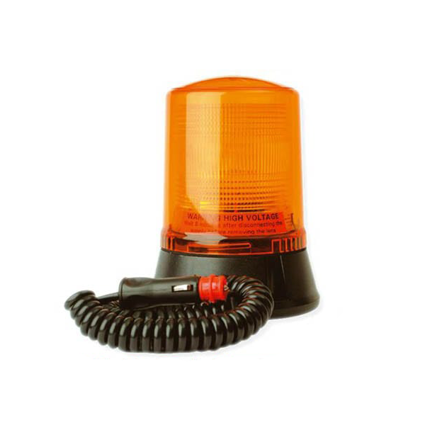 Pojedyncza lampa lotniskowa LAP221, 12V, mocowanie 3pkt, pomarańczowa