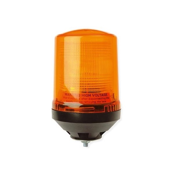 Pojedyncza lampa lotniskowa LAP221, 12V, mocowanie 3pkt, pomarańczowa