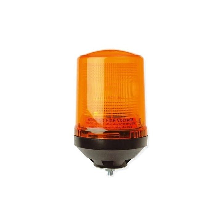 Pojedyncza lampa lotniskowa LAP221, 12V, mocowanie 3pkt, pomarańczowa