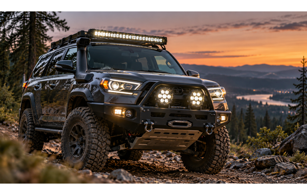 Oświetlenie off-road – jak wybrać lampy LED i legalnie zamontować je w 4x4?